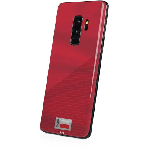 Poland Soccer Flag Galaxy S9 Plus Skin
